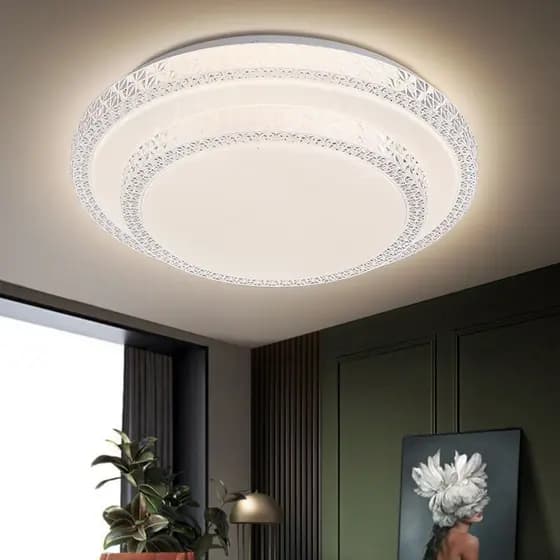 Lustre Plafon quadrado / redondo Céu Estrelado Estrela Brilho Plástico 3 Cores