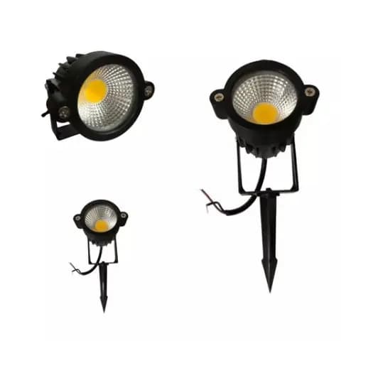 Luminária Espeto Jardim Lâmpada Cob Led 7w