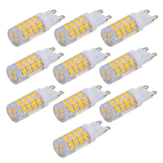 Kit 12 Lampada Led G9 Halopin 5w Para Lustre Arandela
