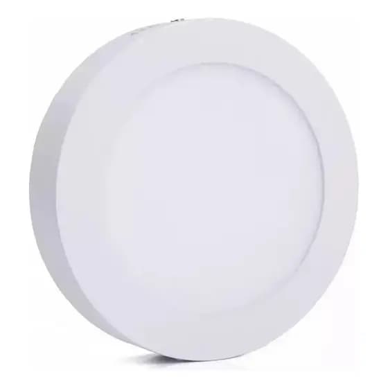 Plafon Sobrepor Redondo Led 6w Painel Luminária Neutro 4000k