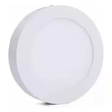 Plafon Sobrepor Redondo Led 6w Painel Luminária Neutro 4000k