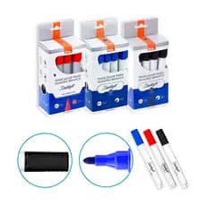Kit 36 Canetões P/ Lousa, Quadro Branco BRW Dashlight 5mm