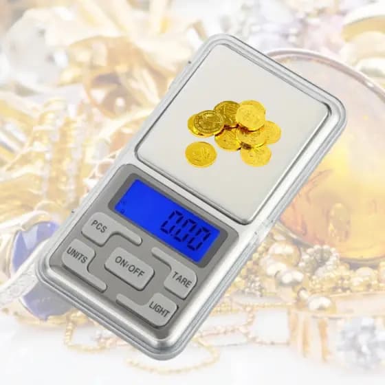 Mini Balança Digital De Bolso 1g Até 500g Alta Precisão