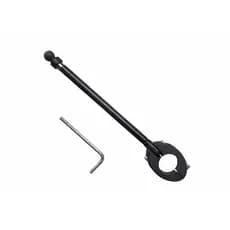 Antena Corta Pipa Moto Retrátil Anti Cerol Aço Inox Guidão Retrovisor