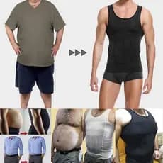 Cinta Colete Redutora Camisa Modeladora Slim Fit Postural Ginecomastia
