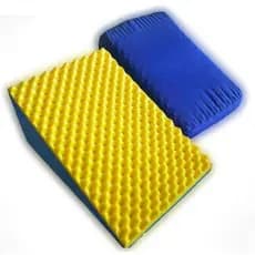travesseiro encosto triangular repouso leitura suave encosto 65x44x30