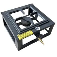 Fogão Industrial de Mesa Alta Pressão 1 boca Fogareiro para camping ou caminhoneiro