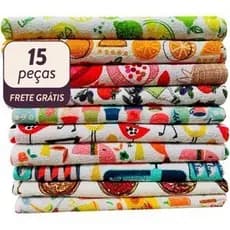 Pano De Prato Atoalhado  Novo Felpudo camesa 15 Peças original