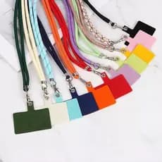 Alça de Nylon para Telefone Celular, Remendo de Crossbody Universal, Cordão Macio para Pendurar