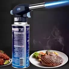 Maçarico Para Culinário Temperatura Maxima 1300°C Praticidade e Economia Sua Cozinha e Confeitaria
