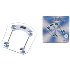 Balança Digital de Vidro Temperado com Visor LCD de Alta Precisão