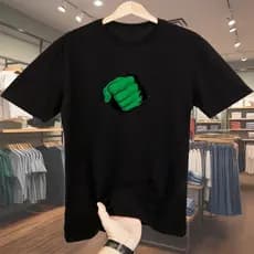 Camisa basica Hulk camisa oversized camiseta masculina streetwear algodão Blusa de algodao unissex