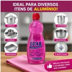 kit 2 limpa ALUMÍNIO LUAR – BRILHO INTENSO SEM ESFORÇO!