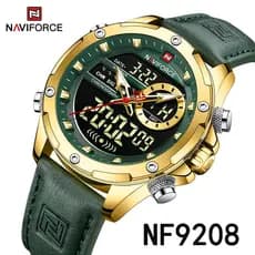 NAVIFORCE Relógio De Quartzo Masculino De Luxo Militar LED Digital À Prova D'água Pulso Esporte Cronógrafo Relogios