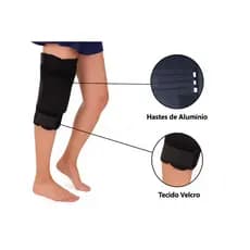 Ortese Imobilizador De Joelho Parcial 32cm Bilateral Pretoo