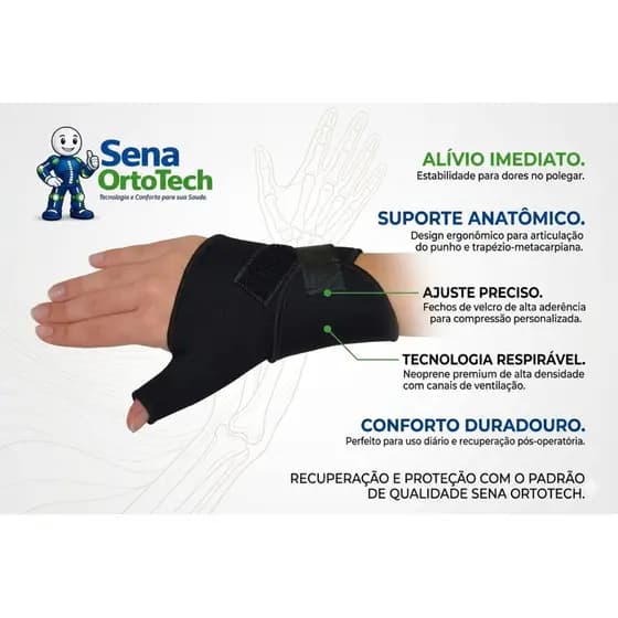 MUNHEQUEIRA DE NEOPRENE AJUSTÁVEL