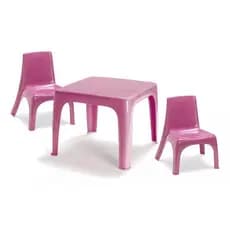 Kit Mesinha Infantil Rosa e Azul Mesa e Cadeirinha
