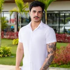 Camisa Masculina Manga Curta Texturizada Confort谩vel Leve Respir谩vel Casual Ver茫o Premium