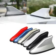 Antena de barbatana de tubarão, decoração de antena de carro, sinal de rádio de carro, sem necessidade de perfuração