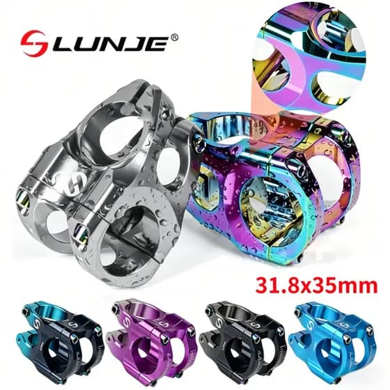 Mesa Guidão Ultraleve 31,8x35mm em Alumínio CNC para MTB, Downhill e Trilha