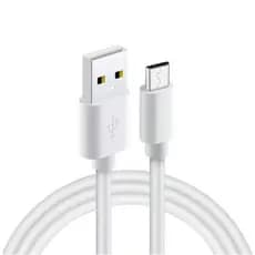 Carregador Cabo V8 cor branco