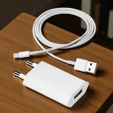 Carregador Para iPhone Carregamento Rapido 12W Kit completo Fonte USB com Cabo