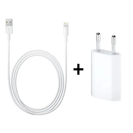 Kit Carregador Cabo Usb Rápido Para iPhone 5/6/7/8/X/11/12/13/14 Pro Max