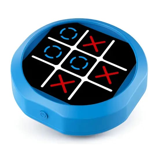 Brinquedo Jogo Da Velha Eletrônico Infantil Educativo Azul