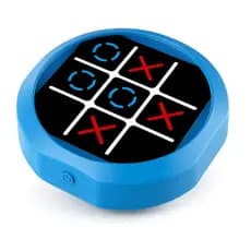Brinquedo Jogo Da Velha Eletrônico Infantil Educativo Azul