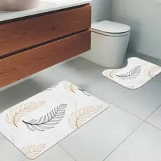 Tapete de banheiro Jogo 2 peças - Preço de fábrica, - Antiderrapante, Melhor Preço!!! + ENVIO RÁPIDO
