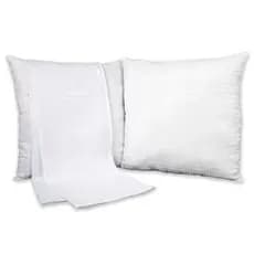 Kit Peseira Piquet Casal 1.85m x 45 cm + 2 Capas Almofadas 40cm x 40cm