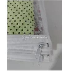 Saquinho Maternidade Organizador para Roupa Lençol Toalha 25x30, kit de Pvc C/ 10 Unidades