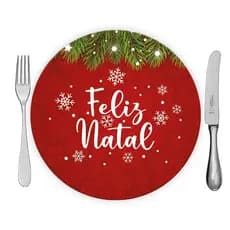 Kit 4 Capas Sousplat Decorativos / Natal / Páscoa Jogo Americano Vários Modelos 35x35