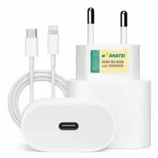Carregador Turbo 20W Para Iphone 8 Plus X Xr 11 12 13 14 Pro Max Lightning Original