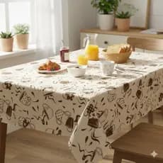 Toalha de Mesa Oxford+ Estampada 4 6 8 Lugares Envio Imediato Melhor Custo Beneficio