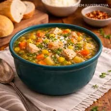 Cumbuca Grande 1,1L Para Sopas Caldos Mocotó Feijoada Cerâmica Refratária Vai ao Forno Restaurante Batata Recheada