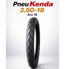 Pneu Kenda 2.50-18 Fino Aro 18 Uso Com Câmara Estilo Mandraka
