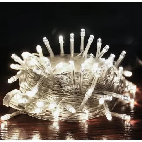 Pisca - Pisca 100 Led Fio Transparente 127V  10M