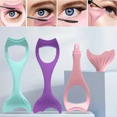 Protetores de silicone embalados individualmente para rímel, delineador e sombra