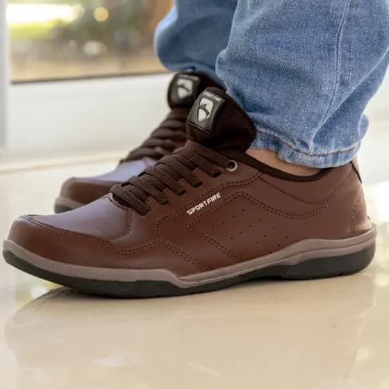 Tenis Casual Masculino Sapatenis Leve Confortável Antiderrapante Macio 0141A