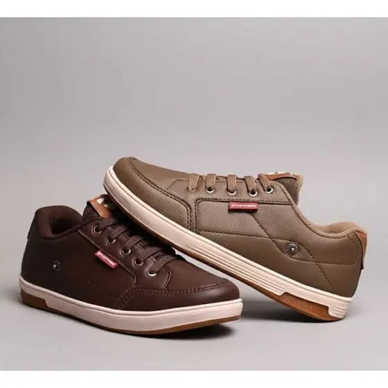 Kit 2 Pares Tenis Sapatenis Infantil Menino Casual Leve 0086I
