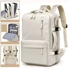 Mochila Viagem Feminina Masculinas Multifuncional Reforçada Impermeável Expansível Mochila Notebook