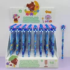 Kit de 4/8/12 Peças Caneta  Lápis desenho Stitch fofa Lápiseira para aluno de escolar