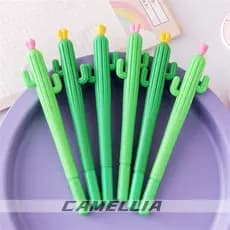 Kit de 4/8/12 Peças - Caneta Gel com Design de Cacto Fofo Caneta de ponta fina caneta escola Caneta escrever
