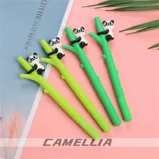 Kit de 4/8/12 Peças Caneta Gel com Design de Panda de Bambu caneta de ponta fina caneta escolar