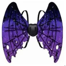 Asa Shadow Com Led Fantasia para criança Movimento E Música Halloween