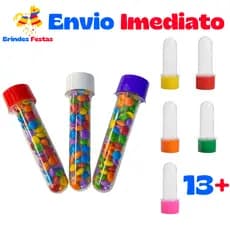 Kit 40-Tubete 8cm-Festa-Decoração-Várias Cores Novo