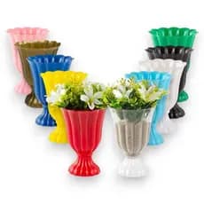 Kit 2 Vaso Slim - Decoração - Festa Novo