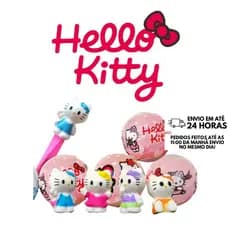 Brinquedo Hello Kitty Cápsulas Presente Aniversário Criança