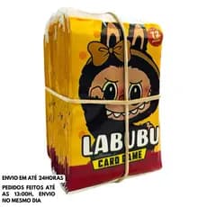 Cards Labubu Pacotes Fechado OL Cartas Surpresa Festa Infantil